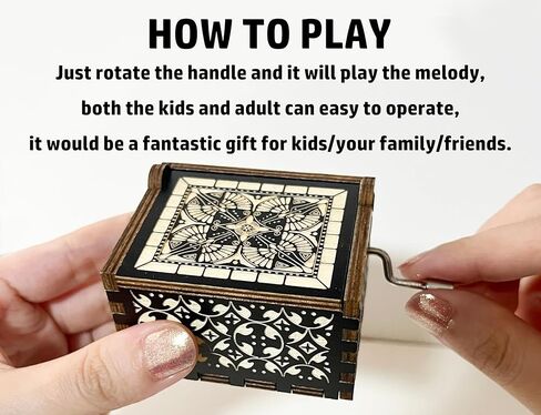 صندوق موسيقى خشبي - صندوق موسيقى You are My Sunshine، من الابن إلى الأم - مجموعة واحدة in Kuwait