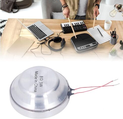 EBTOOLS Resonance Speaker, 35MM 1.3Inch All Frequency Resonance Loudspeaker, Round Vibration Strong Bass Loudspeaker, for Computer Laptop MP3 MP4 CD Mobile Phone (8Ω 5W) in Saudi Arabia