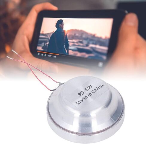 EBTOOLS Resonance Speaker, 35MM 1.3Inch All Frequency Resonance Loudspeaker, Round Vibration Strong Bass Loudspeaker, for Computer Laptop MP3 MP4 CD Mobile Phone (8Ω 5W) in Saudi Arabia