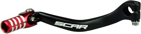 SCAR Folding Gear Shift Lever Shifter Pedal Forged Compatible with Honda CR 125 CR125 83-07 - Red in Saudi Arabia