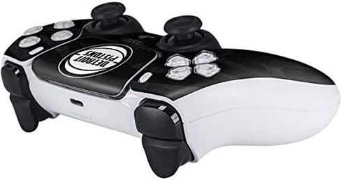 Skinit Decal Gaming Skin Compatible with PS5 Controller - Officially Licensed NBA Detroit Pistons Black Animal Print Design in Kuwait