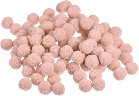 MECCANIXITY Pom Felt Balls Felting Fabric 1.5cm 15mm Beige for Home Crafts Project DIY Pack of 300 in Saudi Arabia