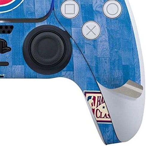 Skinit Decal Gaming Skin Compatible with PS5 Controller - Officially Licensed NBA Detroit Pistons Black Animal Print Design in Kuwait