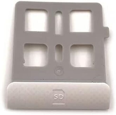 Yanhao [أجزاء ألعاب الفيديو] 10pcs الأصلي الجديد SD Card Slot Slot Frame Frame For 3DS LL 3DS XL Repair [استبدال] (اللون: Silver Gray) in Kuwait