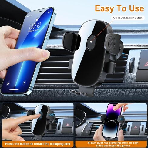 360° Adjustable Car Long Arm Universal Phone Holder, Powerful Suction Cup and Stable Clamp Arm for Dashboard Windshield, Compatible with iPhone/Android/Samsung Galaxy and All Smartphones in Kuwait