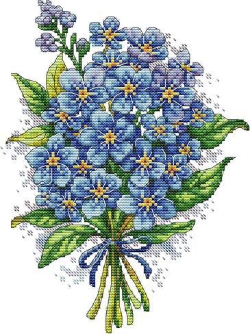 CaptainCrafts Cross Stitch Kits Stamped Preprinted Fabric DMC DIY Art Embroidery Kits for Adults Beginners Gift Home Decor Snowman (Stamped) in Saudi Arabia
