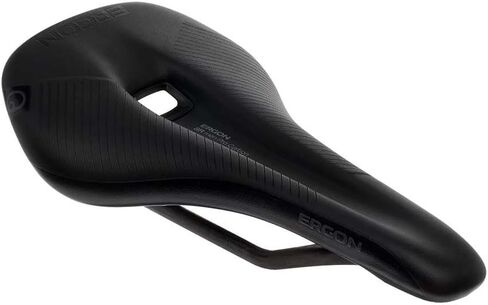 Ergon - SR Pro Carbon Ergonomic Comfort Bicycle Saddle | for Road, Race and Gravel Bikes | Mens or Womens Options | Two Sizes | Stealth Black in Saudi Arabia