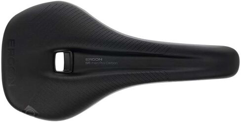 Ergon - SR Pro Carbon Ergonomic Comfort Bicycle Saddle | for Road, Race and Gravel Bikes | Mens or Womens Options | Two Sizes | Stealth Black in Saudi Arabia