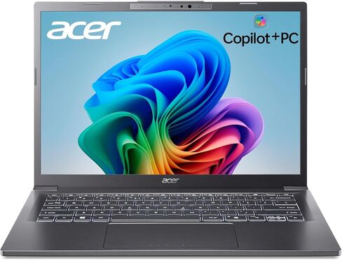 Acer Aspire 14 AI Copilot+ PC | 14" WUXGA Display | Intel Core Ultra 7 Processor 256V | NPU: Up to 47 Tops - GPU: Up to 64 Tops | Intel ARC 140V | 16GB LPDDR5X | 1TB SSD | Wi-Fi 6E | A14-52M-72S0 in Saudi Arabia