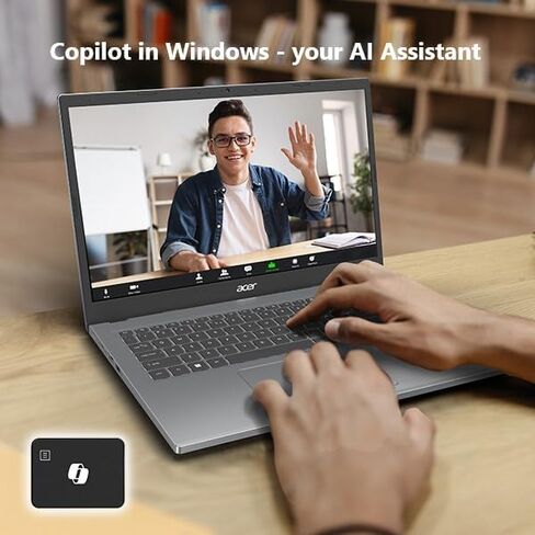 Acer Aspire 14 AI Copilot+ PC | 14 "عرض Wuxga | Intel Core Ultra 7 Processor 256V | NPU: تصل إلى 47 قمم-GPU: تصل إلى 64 TOPS | Intel ARC 140V | 16GB LPDDR5X | 1TB SSD | WI-FI 6E | A14-52M-72S0S0 in Kuwait