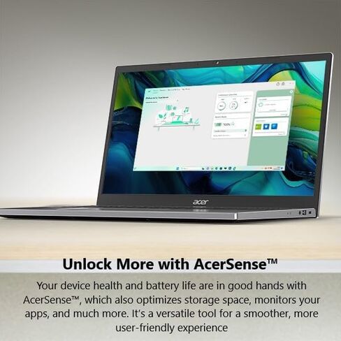 Acer Aspire 14 AI Copilot+ PC | 14 "عرض Wuxga | Intel Core Ultra 7 Processor 256V | NPU: تصل إلى 47 قمم-GPU: تصل إلى 64 TOPS | Intel ARC 140V | 16GB LPDDR5X | 1TB SSD | WI-FI 6E | A14-52M-72S0S0 in Kuwait