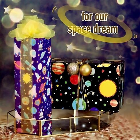 PLULON 6 Sheets Halloween Birthday Gift Wrapping Paper, Gift Wrap Paper for Wedding, Birthdays, Hen Party, Baby Shower Halloween Decorations in Saudi Arabia