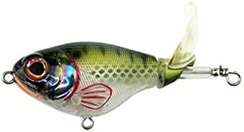Whopper Popper 75mm 17g Topwater Rotating Wobbler Crankbait Lure - Choose Color in Saudi Arabia