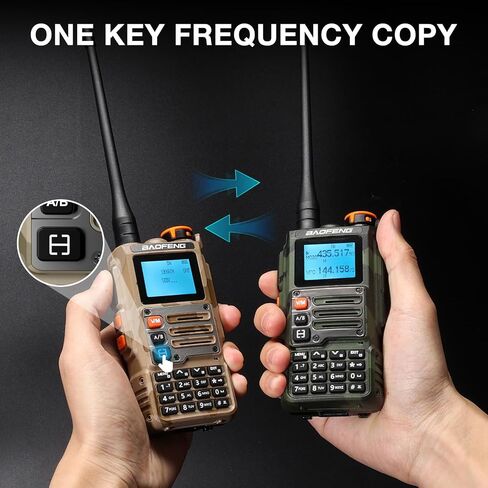 Baofeng K63 Tri-Band Radio-Way Radio ، UHF/VHF/1.25M HAM HAM Radio K6 ، AM FM NOAA RESEIVER W/2600MAH بطارية USB-C ، 999CH ، نسخة FREQ اللاسلكية ، كابل البرمجة ، CONPATIBLE ، COYOTE BROWN in Saudi Arabia