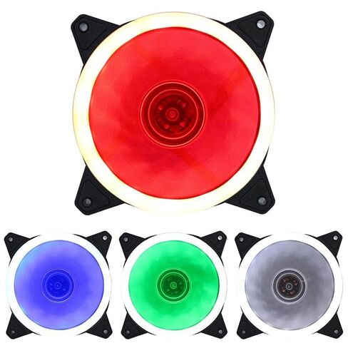 120mm RGB Cooling Fan Mute 6PIN 12V Lighting Fan Desktop PC Chassis Desktop PC Case Quiet Large 6 Pin Radiator(C) in Kuwait