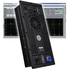 PDA3000+CQ260 3000 Watts RMS Plate Amplifier 2-Channel with DSP Software Control, for PA DJ Speaker Cabinets and Single or Dual 18" Subwoofer (Designed in USA) - (Support US Business)