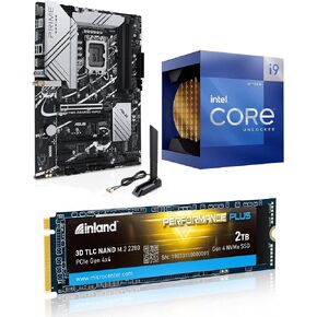 INLAND 3 in 1 Bundle: Intel 12900K Desktop CPU+ASUS Z790 Gaming WiFi7 Motherboard+INLAND Performance Plus 2TB NVMe SSD