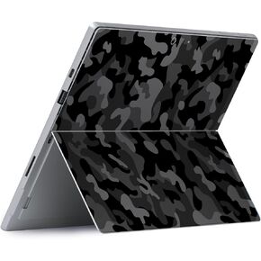 MightySkins Skin Compatible with Microsoft Surface Pro 8 - Black Camo | Protective, Durable, and Unique Vinyl Decal wrap Cover | Easy to Apply, Remove, and Change Styles | Made in The USA