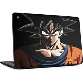 Skinit Decal Laptop Skin Compatible with Chromebook 14 G5 - Officially Licensed Dragon Ball Z Goku Portrait Design