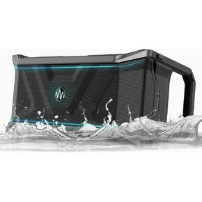Gemini SoundSplash Floating Bluetooth Speaker – 300W Waterproof Portable Pool Speaker w/LED Lights, 270° Sound, Sync 50 Speakers, 24Hr Battery, Mic/Guitar Input, Cup Holders & Bottle Opener