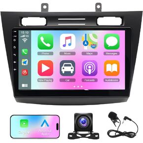 ikasus Android 14 Double Din Car Stereo w/Carplay Android Auto for Ford Transit Connect 2010-2014 10 Touch Screen Car Radio Receiver GPS Navigation Bluetooth Backup Camera Mic- 2+32G