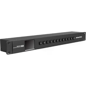 AVMATRIX MSS0811 1RU 8×8 3G-SDI compact SDI routing Matrix Switcher with 8 inputs and 8 outputs, supports standard 3G/HD/SD SDI rates, automatic bypass of non-standard rates
