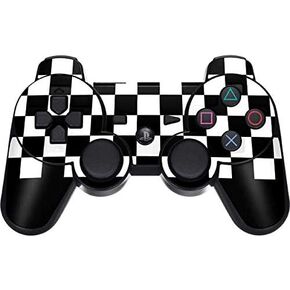 Skinit Decal Gaming Skin for PS3 Dual Shock Wireless Controller - Originally Designed Checkerboard Split Design