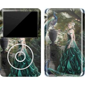 Skinit MECAL MP3 Player Skin متوافق مع iPod Classic (6th Gen) 80GB - امرأة مصممة أصلاً مع الطاووس من تصميم Nene Thomas
