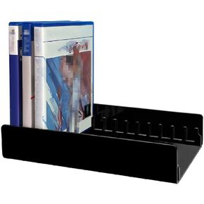 For PS5 PRO Game Disc Organizer Display Rack Acrylic Game Disc Holder Game Organizer Storage Tower Game Controller Holder Video Game Organizer (Black)