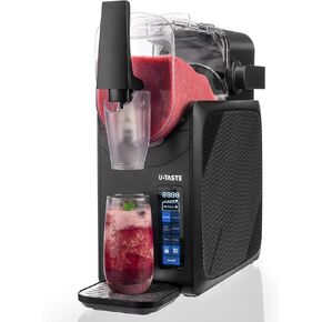 u-toaste Frozen Drink Slushie Machine: 88 Oz Margarita Slushy Maker ، و Runnig لمدة 12 ساعة ، وتنظيف ذاتي ، و 5 برامج مسبقة: Slushie ، و Frappe ، و Milk Shake ، و Cocktail ، و Wine-Sold for Home Party-
