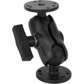 Truck Holder Mount,Double Socket Mounting Arms with 1.5 Inches C Size Ball Adapters for Tablets,Cell Phones,Fish Finders