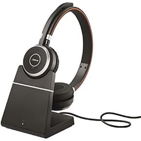 Jabra Evolve 65+ UC Stereo Wireless Headset/Music Headphones