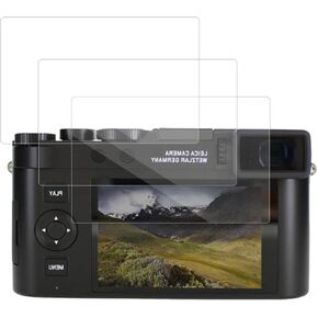 [3 Pack] Screen Protector for Leica D-Lux 8 Screen Tempered Glass Film, Screen Protector for Leica D-Lux 8 Digital Camera Anti-Scratch & Sensitive & 9H Hardness