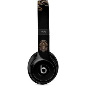 Skinit Decal Audio Skin Compatible with Beats Solo 2 Wired - Originally Designed Skull and Owl by Sarah Richter Design