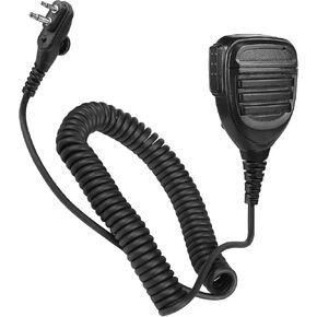 Microphone for HYT Hytera Radio BD502 BD502i BD552i BD615 PD402i PD415 PD482i PD502 PD562 TC-508 TC-580 TC-626 HYT850 Walkie Talkie Shoulder Lapel Speaker Handheld Mic with Back Clip PTT