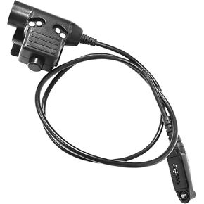 WODASEN Military PTT U94 Adapter Tactical Headset Push to Talk Connector US-NATO Wiring for Ailunce HD1 Retevis RT47 RT29 RT48 RT47v RT83 RT87 NR30 RB23 RB46 EX500 GP328plus Walkie Talkie