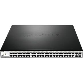 D-Link DGS-1210-52MP Ethernet Switch - 52 Ports - Manageable - 4 x Expansion Slots - 10/100/1000Base-T, 1000Base-X - 4 x SFP Slots - 2 Layer Supported