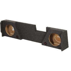 Q Power GMC122014DCAB Dual 12" Subwoofer Enclosure for 2014-2016 GMC Sierra and Chevy Silverado Double Cab Trucks