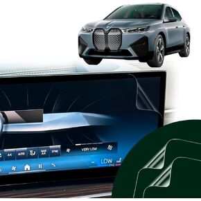2026 2025 BMW iX Screen Protector For Instrument Cluster And Infotainment Navigation Display Matte Anti Glare Touchscreen Full Screen Coverage 29.5 Inches compatible with 2024 2023 2022 bmw ix Artemis Shields Matte