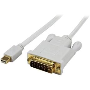15Ft (15 Feet) Mini Displayport/Thunderbolt to DVI-D (24+1 Pin) Male to Male with Gold Connectors