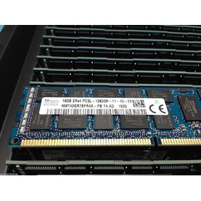 HYNIX 16GB DDR3 1600MHz PC3L-12800R ECC Registered RDIMM 2Rx4 1.35V Server RAM Memory - HMT42GR7BFR4A-PB