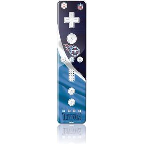Skinit Skinit Gaming Gaming Skiner مع وحدة التحكم عن بُعد Wii - تصميم NFL Tennessee Titans مرخص رسميًا