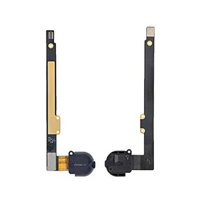 Replacement for iPad 7 A2200 A2198/iPad 8 A2428 A2429 Headphone Jack Audio Jack Flex Cable Ribbon Cellular Version USA (Black)