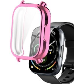 Watch Cases Compatible with Cillso T80 1.95" Smart Watch, TPU Case with Screen Protector, Protecting Watch Body & Screen
