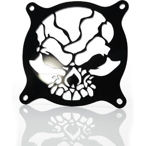 Custom Acrylic Fractured Skull Computer Fan Grill 92mm