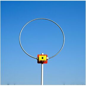 LF-901 Portable Shortwave Radio Antenna, Active Loop Antenna 10KHz-30MHz All Band Radio Antenna, MW: 520-1710KHz SW: 2.3-30MHz 20W Telescope Receiving Antenna with 3000mAh Battery