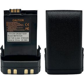 2 Pack NNTN7038 NNTN7038A NNTN7038B PMNN4403 3100mAh Li-ion Battery for APX 6000 APX 7000 APX 8000 APX8000XE APX6000XE APX7000XE Radio PMNN4486A PMNN4486 PMNN4403B PMNN4547A PMNN4485A