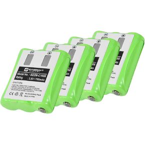 Synergy Digital 2-Way Radio Batteries, Compatible with Motorola Talk About T5900 2-Way Radio, (Ni-CD, 3.6V, 700 mAh), Combo-Pack Includes: 4 x SD2W-C1006 Batteries