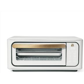 Beautiful Infrared Air Fry Toaster Oven by Drew Barrymore, 9-Slice Capacity, 1800W, 10 Preset Functions, Touch-Activated Display (Black Sesame)