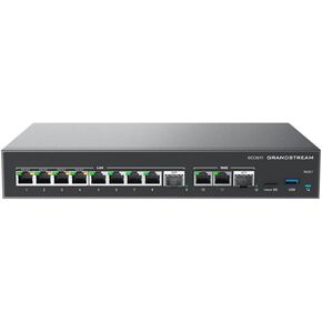 Grandstream Built-in IPPBX (10 Users, 4 Concurrent Calls) + Enterprise-Grade Firewall + VPN Router + 2 x 2.5 Gb, 10 x GigE Network Switch GS-GCC6011
